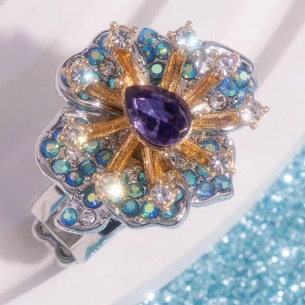 💜🩵💜 “DECADENT DISPLAY” PURPLE RING ~ PAPARAZZI❗️ 💜🩵💜 STUNNING❗️